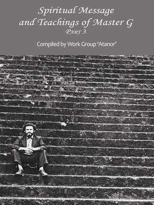cover image of Spiritual Message  and Teachings of Master G. Part 3
